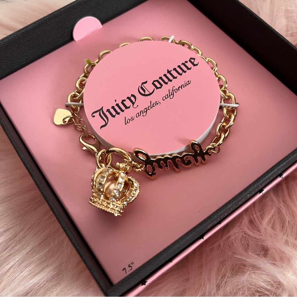 Juicy Couture Gold Charm Bracelet